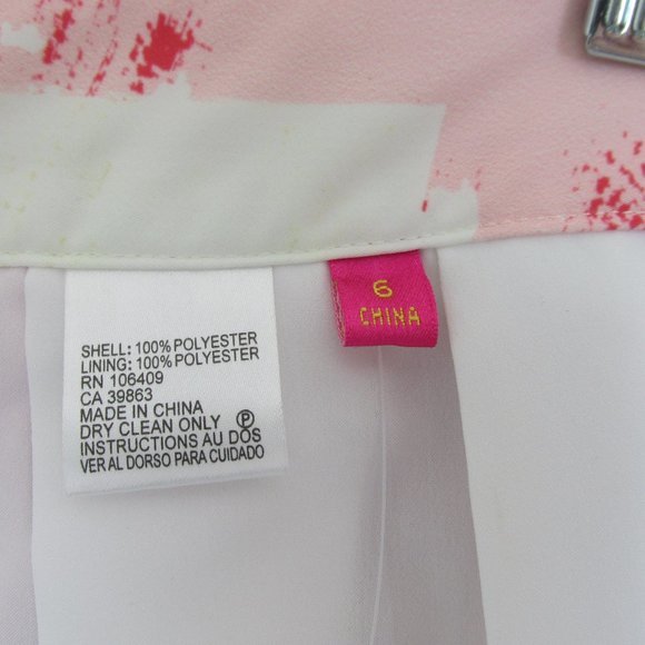 Catherine Malandrino USA Flag Pleated Flare Skirt - Picture 8 of 12